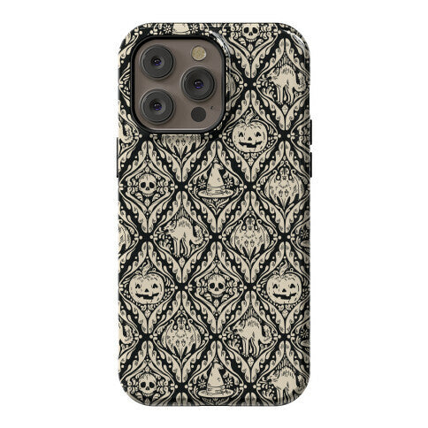 Spooky Vintage Halloween Pattern Phone Case